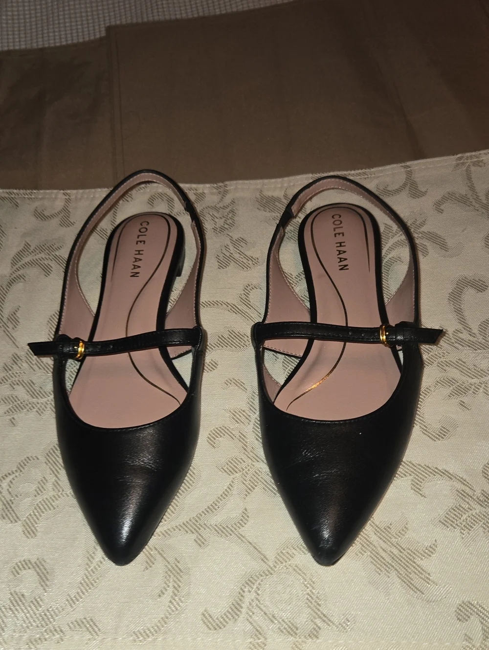 Cole Haan Anya Slingback Flats Black size 6.5B